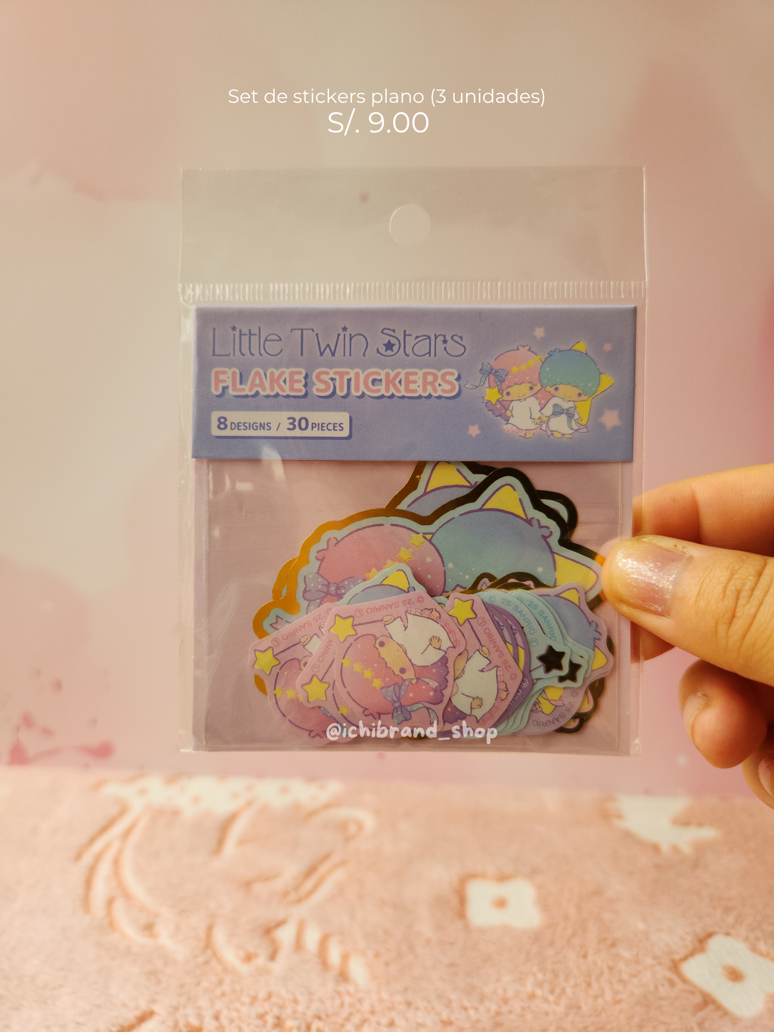 Set de stickers plano